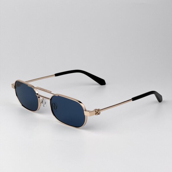 Off-White VAIDEN Women Sunglasses – Gold Oval Frame | Model OERI123 7645 - Picture 6 of 12